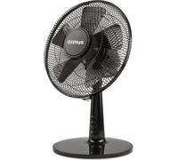 G3 Ferrari Ventilatore da Tavolo G50047 Total Black 30 cm Eco 1900 m3/h 5 pale Nero