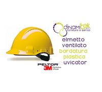 3M Peltor G 3000 Series Elmetto di Protezione con Uvicator senza Cricchetto e Fascia Antisudore in Pelle, Giallo