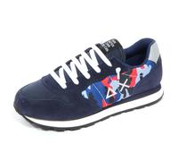 G3440 sneaker bimbo boy SUN 68 blue/camouflage tissue/suede shoes kids