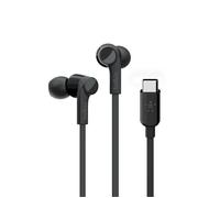Belkin Cuffie In-ear ROCKSTAR cablate USB tipo-C per musica e chiamate Nero