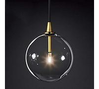 G4 * 1 Luce a soffitto Moderno Minimalista Arte Sospensione sferica Lampada Creativa Romantico Romantico Luce Trasparente in Vetro a Sospensione Brubble Glass Blobble Carade in Cina