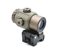 G43 - Micro lente d'ingrandimento 3X, con interruttore laterale e montaggio QD rimovibile rapido, per caccia (sabbia)