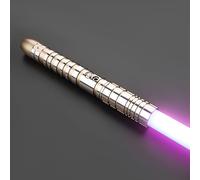 G4E - Spada laser con app Bluetooth, oscillazione fluida, 16 font audio, cambio colore RGB infinito, controllo del movimento, RGB v3.0 aggiornato, spada luminosa per adulti e cosplay (RGB a 2 toni