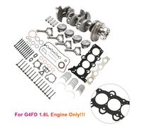 G4FD Engine Rebuild Overhaul Kit w/Crankshaft & Connecting Rod per Hyundai 1.6L