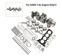 G4FD Engine Rebuild Overhaul Kit w/Crankshaft&Connecting Rod per Hyundai 1.6L L3