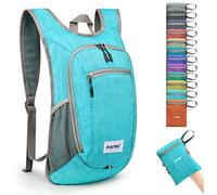 G4Free 10/15L Piccolo Zaino Pieghevole Zaino Leggero Packable Daypack Viaggi Outdoor Escursionismo Borsa a Tracolla, Acqua, 10Liters