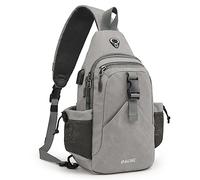 G4Free Borsa a tracolla RFID zaino a tracolla in tela zaino impermeabile per uomo donna