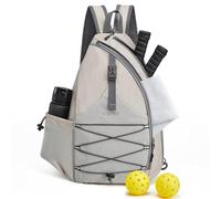 G4Free Borsa Pickleball, zaino Pickleball, per donne e uomini, borsa a tracolla regolabile con borsa impermeabile/gancio per recinzione