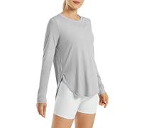 G4Free Maglietta Sportivo da Donna UPF 50+ Protenzione dai Raggi UV a Maniche Lunghe Asciugata Rapida per Movimento sull'Acqua Corsa Escursione