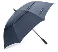 G4Free Ombrello da golf con apertura automatica, extra large, a doppia cupola, ventilato, impermeabile, antivento, 119,4 cm, 119,4 cm, 119,4 cm