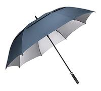 G4Free Ombrello da golf extra grande, antivento, 54/62/68 pollici, protezione UV, apertura automatica, doppio tettuccio ventilato, parasole oversize