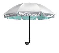 G4Free Ombrello universale con morsetto per ombrellone regolabile da 155 cm per esterni e sedie a rotelle, per sedie a rotelle, sedie da spiaggia e carrello da golf