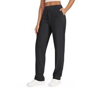 G4Free ShiftReady - Pantaloni da yoga da donna, a gamba dritta, eleganti, elasticizzati, comodi, con tasche, vita alta, per lavoro, casual, Nero , XS alto