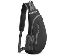 G4Free Sling Bags - Zaino a tracolla da uomo, piccolo, a tracolla, colore: grigio scuro…