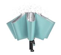 G4Free UPF 50+ protezione UV 150 pollici grande ombrello da viaggio inverso, 10 costole antivento compatto blocco solare invertito ombrello auto automatico aperto