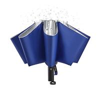 G4Free UPF 50+ protezione UV 150 pollici grande ombrello da viaggio inverso, 10 costole antivento compatto blocco solare invertito ombrello auto automatico aperto