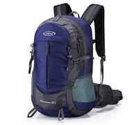 G4Free Zaino da trekking impermeabile da 35 litri, zaino da trekking per campeggio, escursionismo, arrampicata, con copertura antipioggia