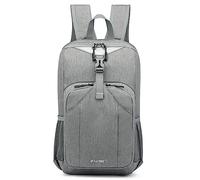 G4Free Zaino piccolo da 10 l, per escursionismo, viaggi, passeggiate, ciclismo, Grigio chiaro, 10 Long, Zaino daypack