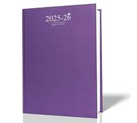 G4GADGET Agenda accademica 2025-2026, formato A5, viola, rilegata, visualizzazione settimanale