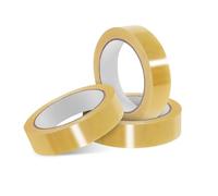 G4GADGET Confezione da 3 rotoli di nastro adesivo trasparente, 24 mm x 40 m, forte nastro adesivo trasparente per confezioni regalo, sigillatura pacchi, scatole per traslochi, progetti artigianali e