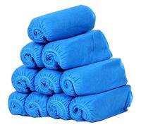 G4GADGET Copriscarpe usa e getta, antiscivolo, per la pulizia degli stivali, 30 pezzi, colore: blu, Blu, 16inch