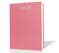 G4GADGET Diario accademico 2025-2026, formato A5, visualizzazione settimanale, rosa, rilegato
