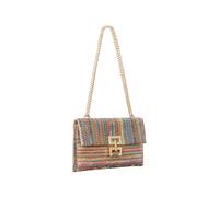 G4ZS5Z0G1 Borsa a tracolla da donna in paglia intrecciata pochette estiva da spiaggia kaki taglia unica, A, Medium