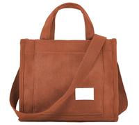 G4ZS5Z0G1 Borsa tote da donna, piccola borsa a tracolla, alla moda, borsa a tracolla, mini borsa da lavoro e da viaggio, Caramello, Medium
