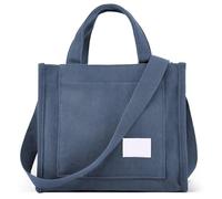G4ZS5Z0G1 Borsa tote da donna, piccola borsa a tracolla, alla moda, borsa a tracolla, mini borsa da lavoro e da viaggio, Blu foschia, Medium