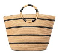G4ZS5Z0G1 Borsa tote in paglia da donna, grande borsa estiva da spiaggia, borsa in tessuto per vacanze e vacanze, bianco, Taglia unica