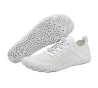 G4ZS5Z0G1 Calzature a piedi nudi per donne e uomini, antiscivolo con punta larga, scarpe da trekking per acqua, salutari, bianco, 40 2/3 EU