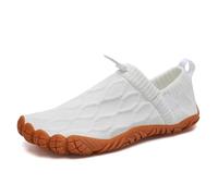 G4ZS5Z0G1 Scarpe da acqua da donna, da uomo, minimalista, comode, da spiaggia, da corsa all'aperto, bianco, 48 EU
