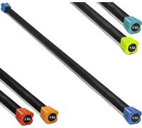 G5 HT SPORT Body Bar Professionale Barra con Peso da 2 a 6 kg Bilanciere per Allenamento Aerobico, Yoga, Pilates | Home Gym e Palestra (6 kg (Blu))