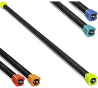 G5 HT SPORT Body Bar Professionale Barra con Peso da 2 a 6 kg Bilanciere per Allenamento Aerobico, Yoga, Pilates | Home Gym e Palestra (4 kg (Giallo))