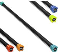 G5 HT SPORT Body Bar Professionale Barra con Peso da 2 a 6 kg Bilanciere per Allenamento Aerobico, Yoga, Pilates | Home Gym e Palestra (5 kg (Turchese))