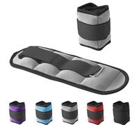 G5 HT SPORT Cavigliere Appesantite Polsiere Appesantite | Regolabili Con Chiusura a Strappo | per Fitness, Yoga, Riabilitazione, Jogging, Ginnastica, Aerobica, Palestra (2 X 1.5 KG (GRIGIO))