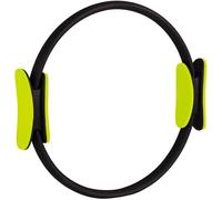 G5 HT SPORT Cerchio Pilates Ring [Strong], Thigh Toner e Tappetino Pieghevole | Kit Completo con Anello per Pilates e Attrezzi Fitness per Casa, Yoga, Allenamento Forza e Flessibilità (Nero/Giallo)