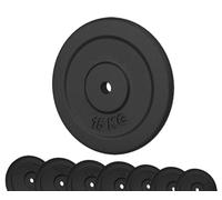 G5 HT SPORT Dischi in Ghisa per Palestra【Ø Foro 25 mm】 Venduti Singolarmente o in Coppia [da 0.5 a 20 kg] Compatibili con Bilancieri e Manubri | Resistenza e Durabilità per Home Gym (1 x 15 kg)