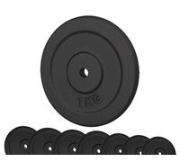 G5 HT SPORT Dischi in Ghisa per Palestra【Ø Foro 25 mm】 Venduti Singolarmente o in Coppia [da 0.5 a 20 kg] Compatibili con Bilancieri e Manubri | Resistenza e Durabilità per Home Gym (1 x 1 kg)