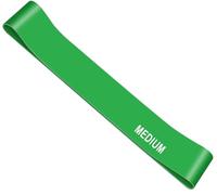 G5 HT SPORT Elastici Fitness [Singolo o Set di 3 o 5] Fasce Elastiche di Resistenza per Esercizi di Fitness, Pilates, Yoga, Riabilitazione | Set di Loop Band (VERDE (MEDIO))