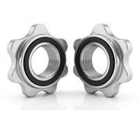 G5 HT SPORT Fermi Dischi 25 mm [Coppia blocca Pesi per bilanciere e manubri] Chiusure a Molla o a Vite |Collari per Bilanciere| Palestra Home Gym Chiusura Rapida | Morsetto Collare (Chiusura a Vite)