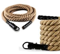 G5 HT SPORT Fune Corda da Arrampicata Diametro 38 MM | 4/5/6 MT | Canapa Intrecciata | Corda per Fitness Fune Arrampicata Potenziamento Allenamento Muscolare (6 MT)