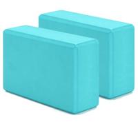 G5 HT SPORT Mattoncini Yoga [SINGOLI O A COPPIA] Blocchi Yoga Ad Alta Densità e Supporto, Antiscivolo, Ipoallergeniche | 22.5x15 cm, Spessore 7 cm (COPPIA MATTONCINI (AZZURRI))