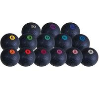 G5 HT SPORT Palla medica Slam ball | Absolute Line nero | antirimbalzo | pattern tassellato | Ø 23/28 cm. | Palestra e Home Gym (2)