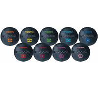 G5 HT SPORT Toorx Wall Ball Absolute Line | Nero Effetto Carbonio | Ø 35 cm | Palestra e Home Gym | da 3 a 12 kg
