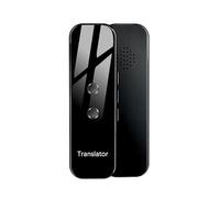 G6 Traduttore Istantaneo di Lingua BT4.2 Supporto App di Testo Vocale Traduzione di Fotografie,Traduzione accurata(Noir)
