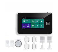 G60B di allarme sicurezza Tuya Wifi GSM Smart Home Antift Alarm Tempement Umidità Visualizza Controllo app Installazione rapida(D)