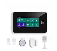 G60B di allarme sicurezza Tuya Wifi GSM Smart Home Antift Alarm Tempement Umidità Visualizza Controllo app Installazione rapida(B)