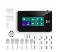 G60B di allarme sicurezza Tuya Wifi GSM Smart Home Antift Alarm Tempement Umidità Visualizza Controllo app Installazione rapida(5XL)