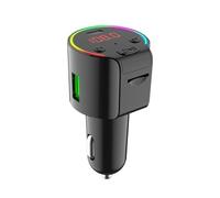 G61 FM Trasmettitore Musica MP3 Player QC3.0 Type-C Supporto per carica rapida 5